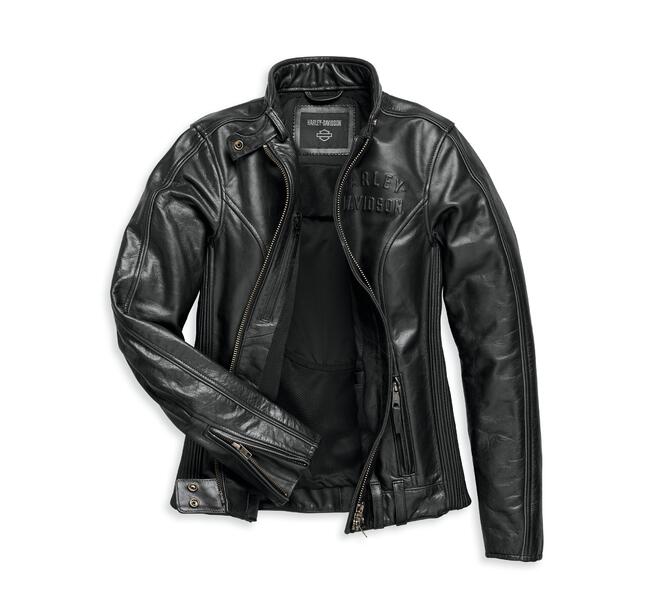 Veste De Moto En Cuir Enodia Pour Femmes L O Harley Davidson