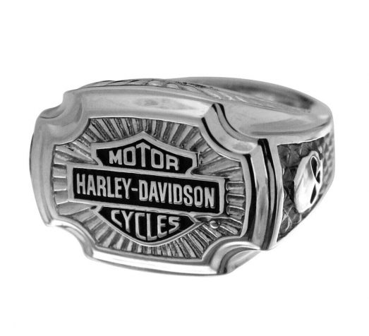 Bague Harley Davidson Pour Hommes Silver Classic B S Willie G Skull