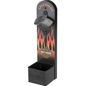 Harley-Davidson® H-D Flames with B&S Wall Mount Bottle Opener