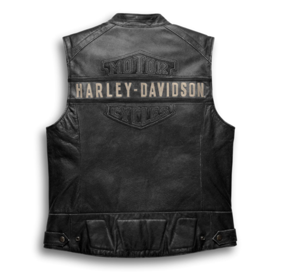 Veste de cuir sans manches Harley-Davidson - Passing Link - Léo Harley -Davidson®
