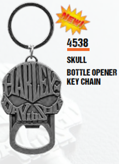 Porte clé ouvre bouteille Skull Harley-Davidson - Léo Harley-Davidson®