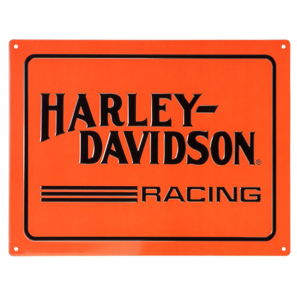 Plaque En MÉtal Hd Racing Léo Harley Davidson® 