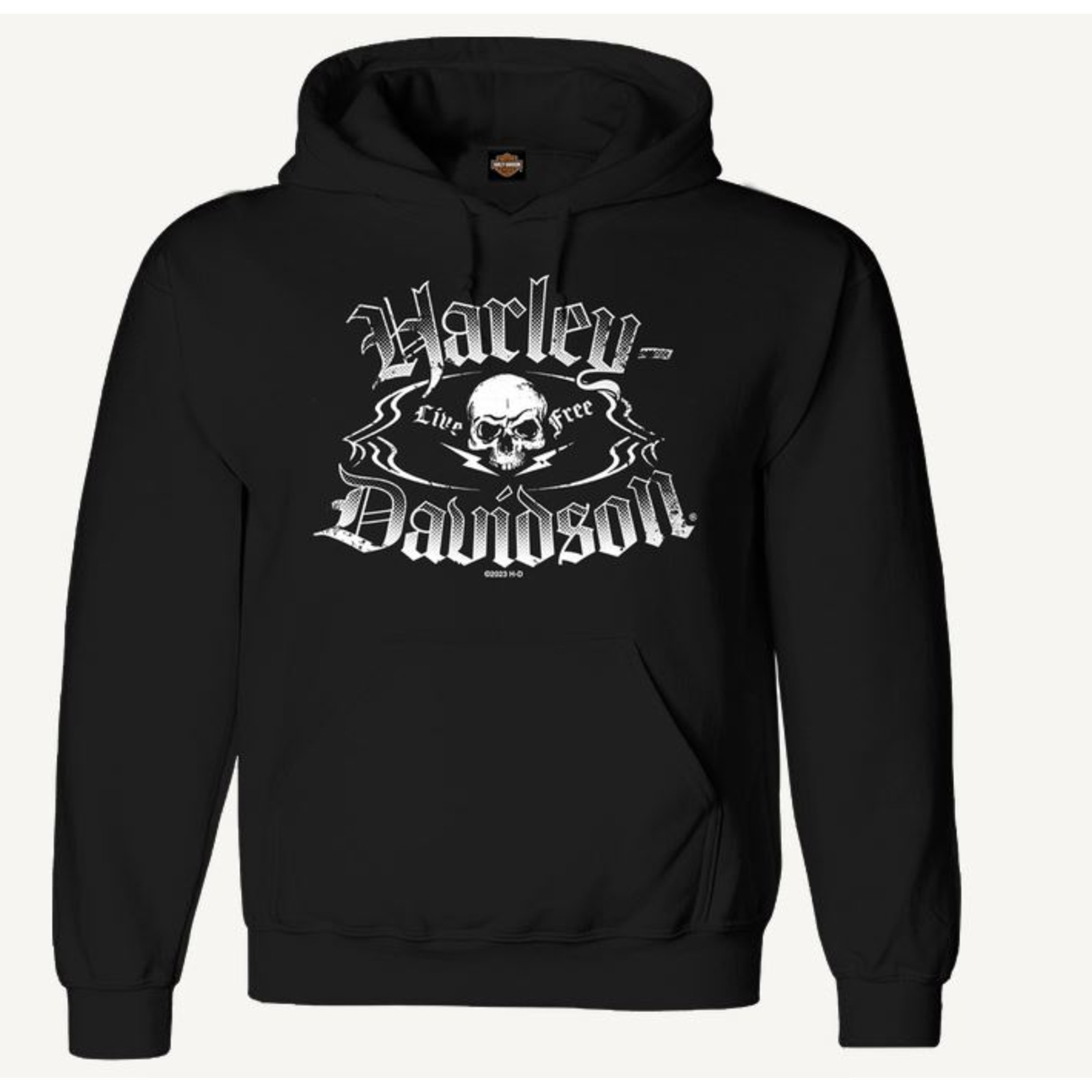 Short molleton Bar & Shield Harley-Davidson homme - Motorcycles Legend shop
